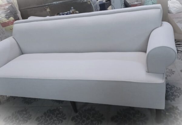 2 seats or 3 seats sofa, baby blue/white/beige