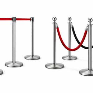 Queue Barrier Stanchions