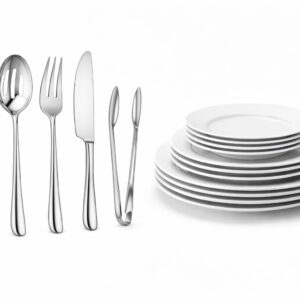 Catering Dinnerware & Cutlery Set