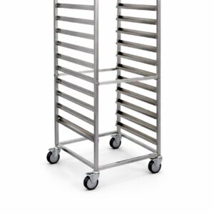 Stainless Steel GN Pan Trolley – Catering Rack Cart