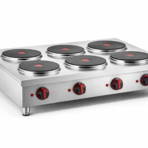 Commercial Electric Hot Plate Cooker – 6 Burner