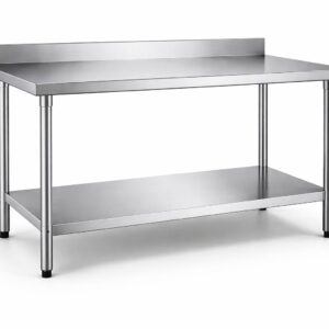 Stainless Steel Work Table with Undershelf – Commercial Prep Table